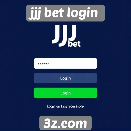 Acessibilidade do site jjj bet login para usuários